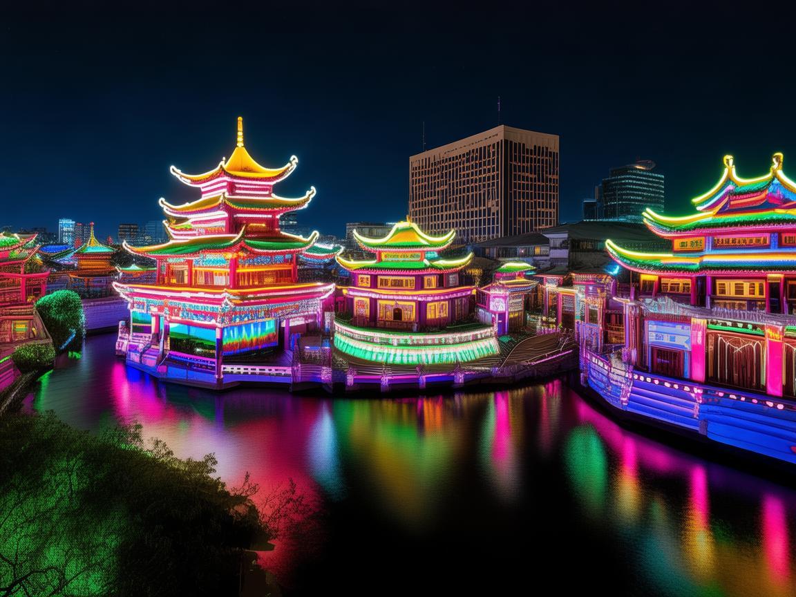 宝鸡灯光秀，如何通过光影艺术讲述古城的现代故事？
