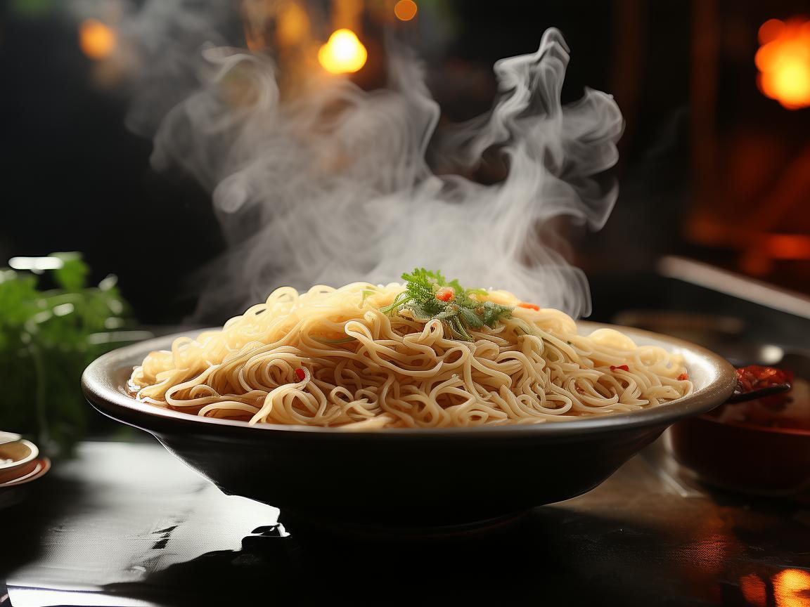 云南过桥米线，灯光如何映衬美食的温情？