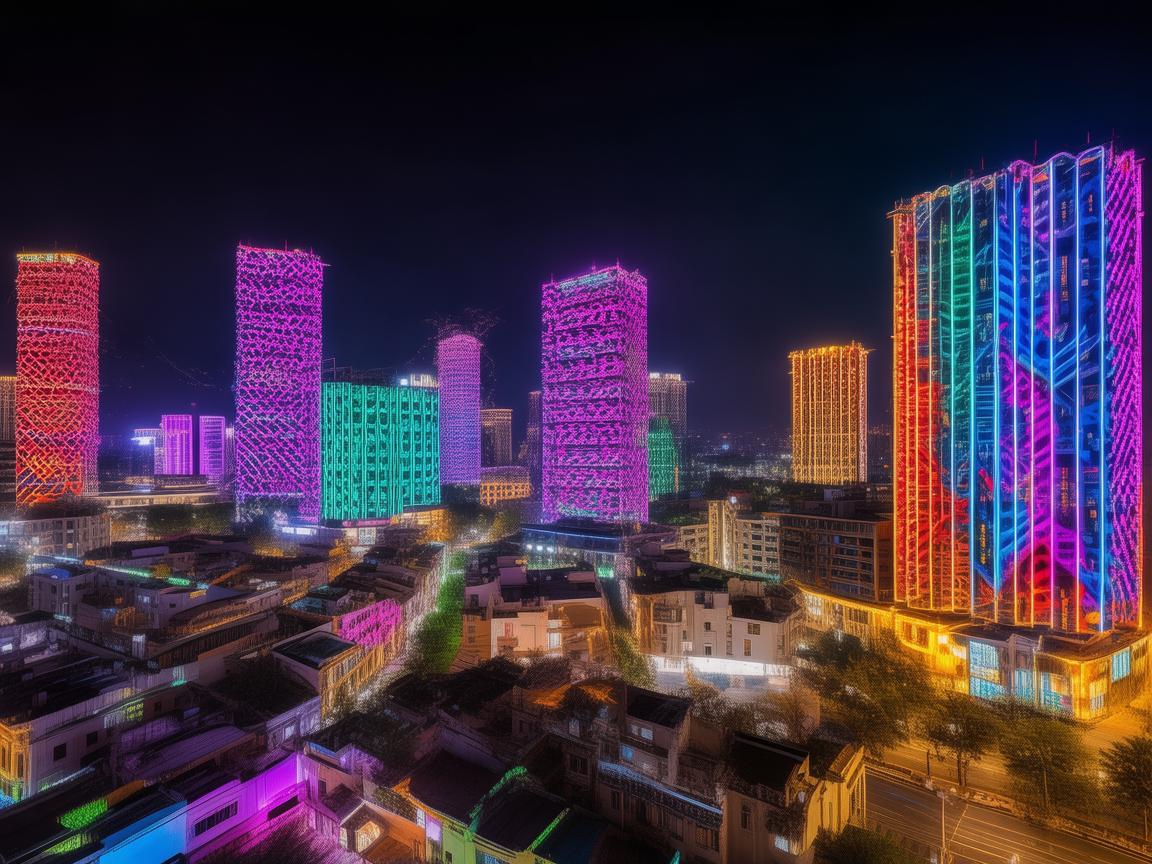 新余城市光影秀，如何通过灯光设计提升城市夜间魅力？