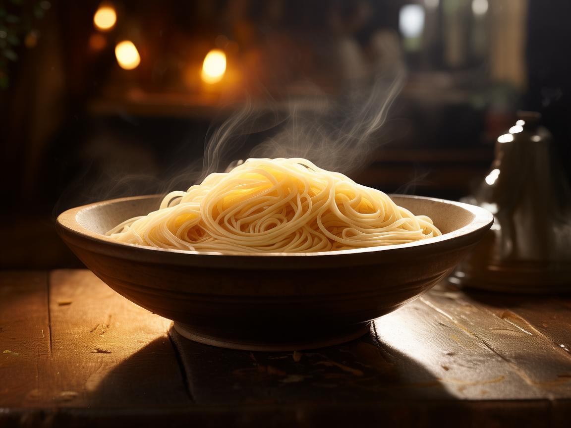 刀削面下的光影艺术，如何用灯光营造出传统美食的温馨氛围？