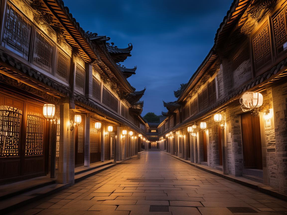 邵武古城的灯光设计，如何融合历史韵味与现代光影？