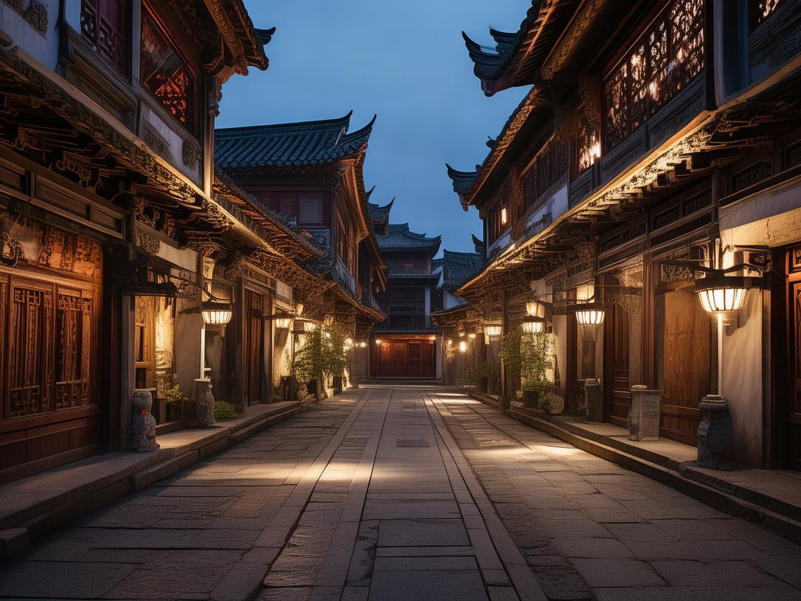 运城古建筑灯光设计的光影叙事