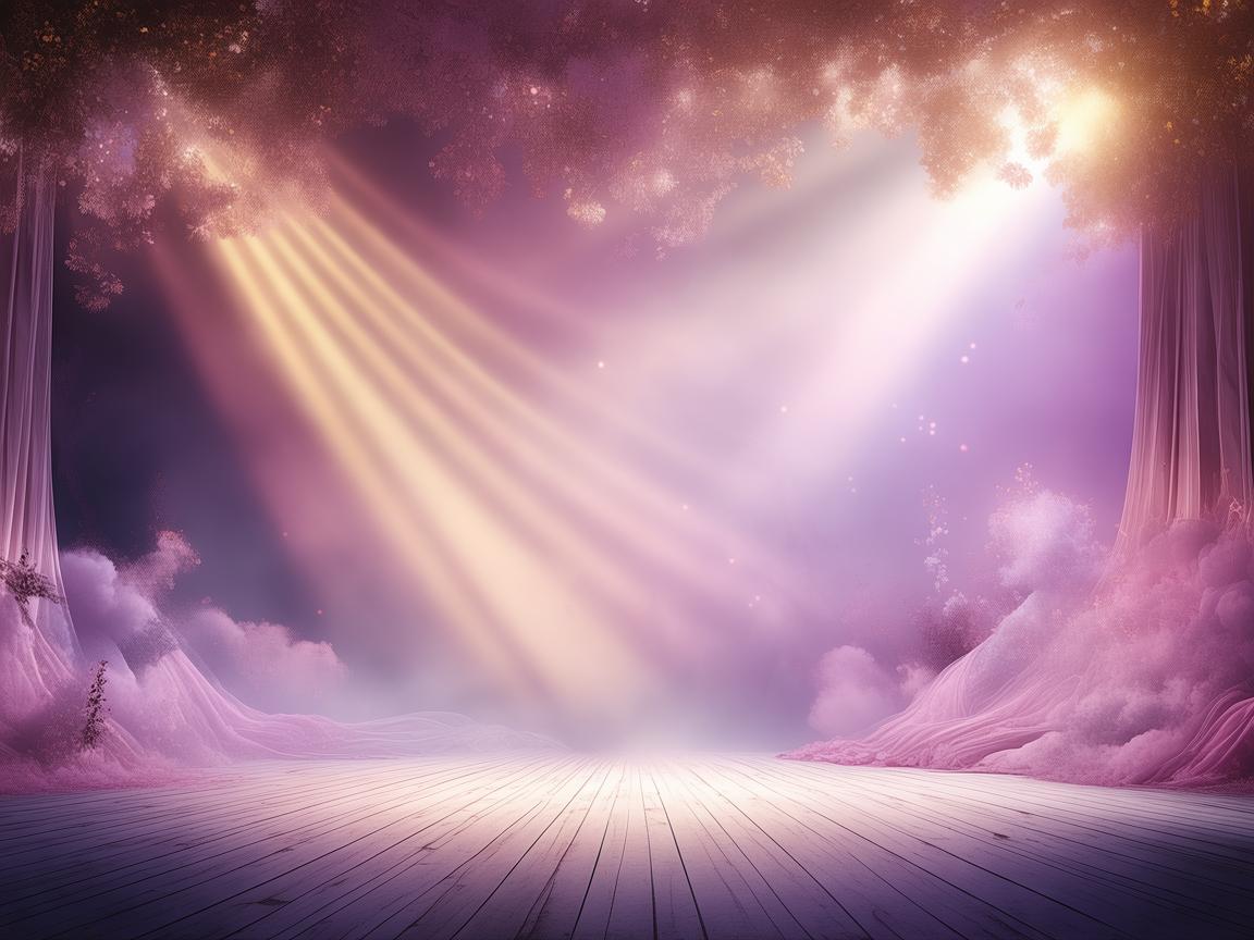 用光绘就模特的梦幻舞台