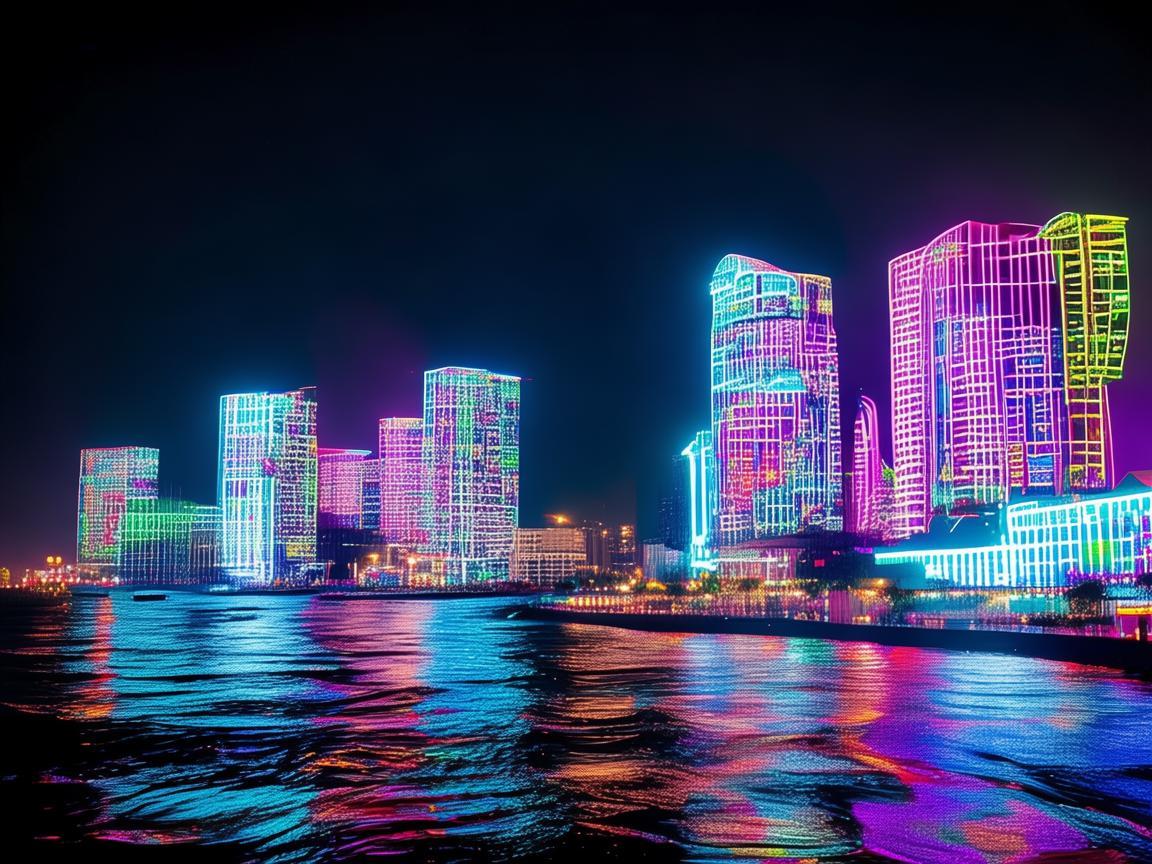 海东灯光秀，如何打造独特的城市夜景？