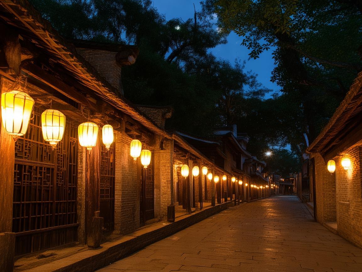 兴平古城的夜，如何通过灯光设计重现历史韵味？