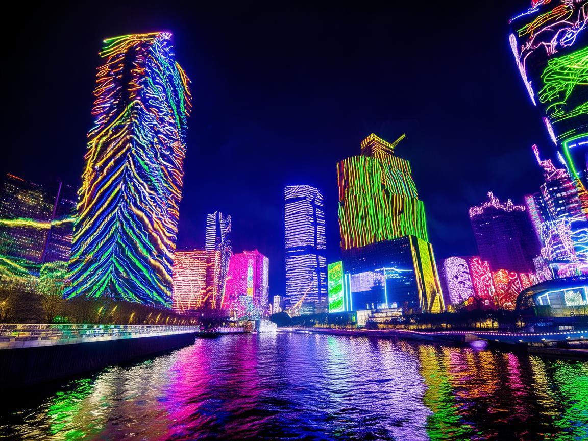 增城灯光秀，如何通过光影设计提升城市夜景的视觉冲击力？