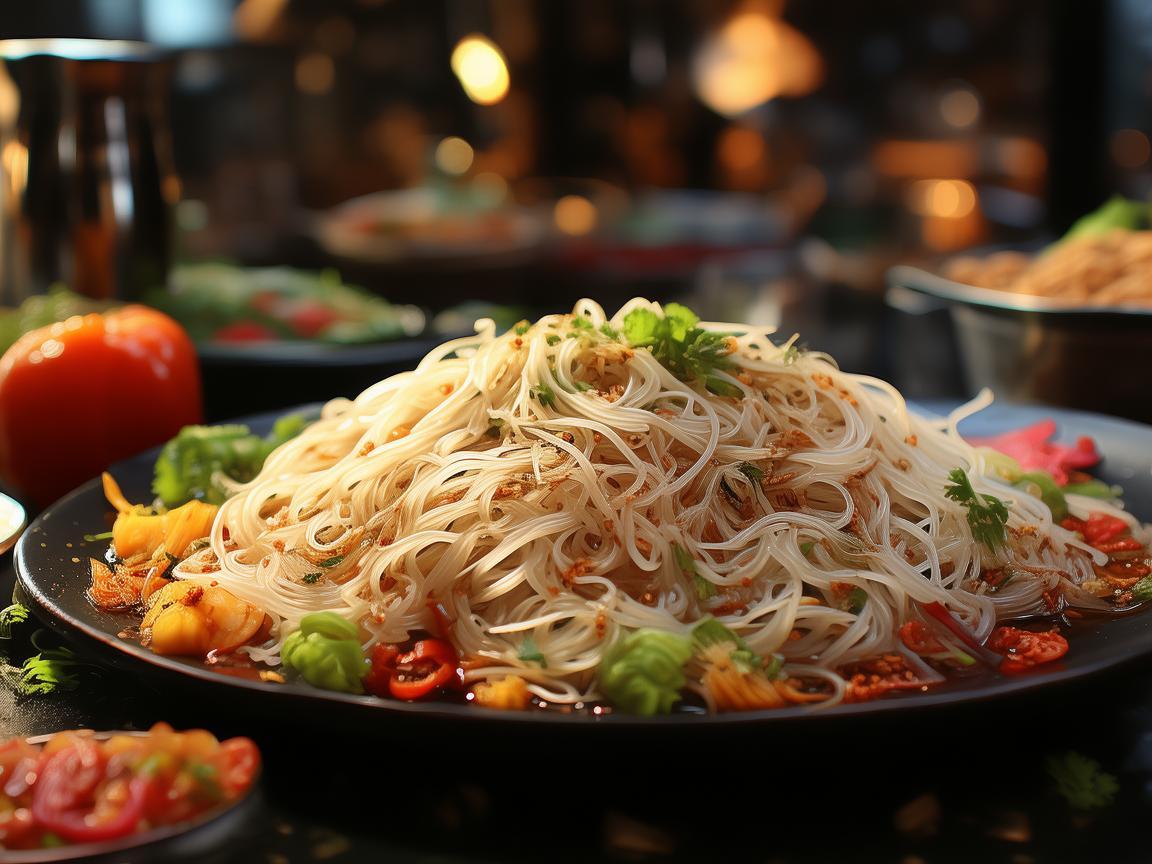 陕西凉皮，灯光下的一道地方美食的魅力