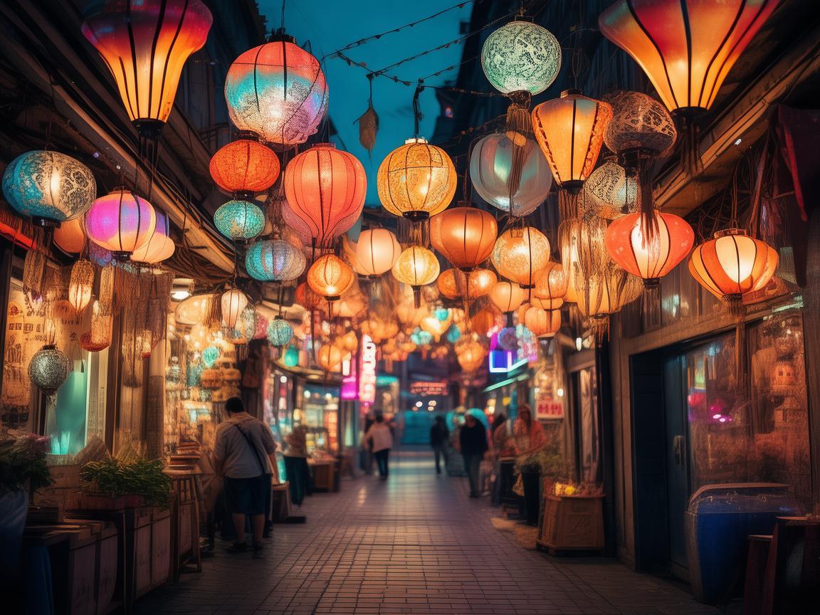 夜市灯光设计，如何营造独特而温馨的夜间氛围？