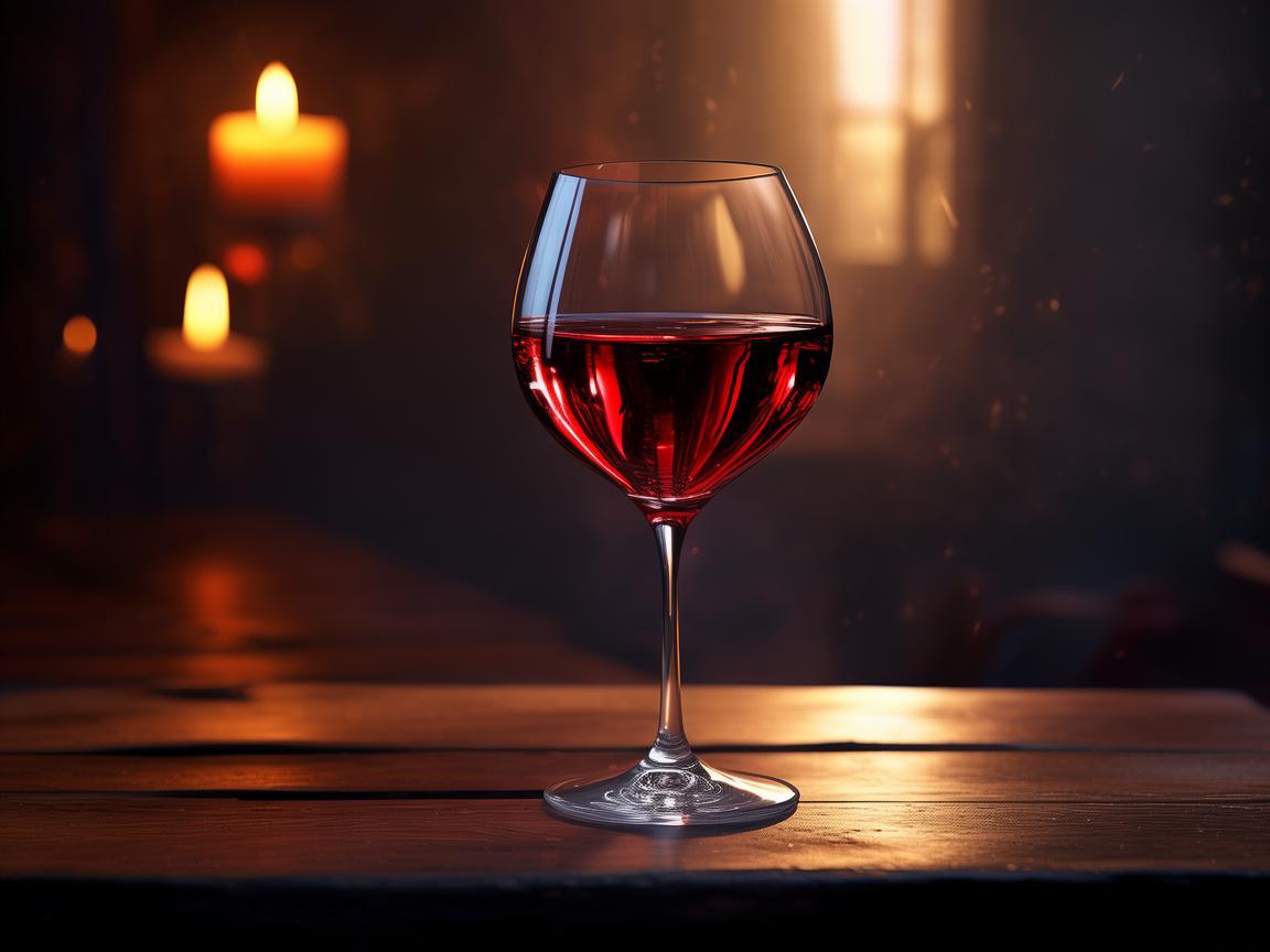 摇曳红酒光，醉美氛围情