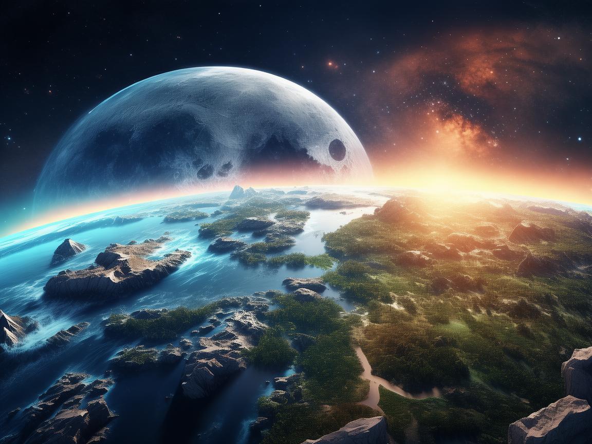 地球科学，如何通过光影效果展现自然界的奥秘？