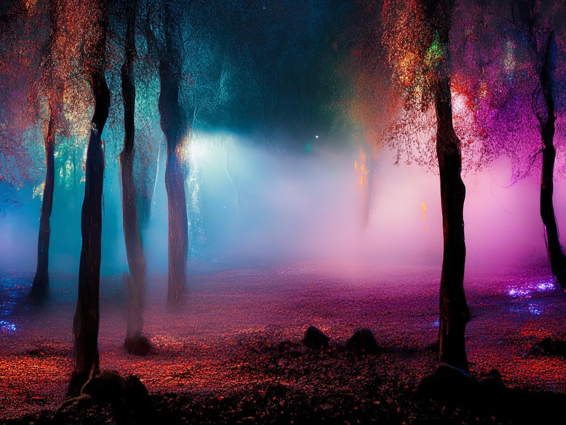 林芝之光，梦幻灯光勾勒藏地风情