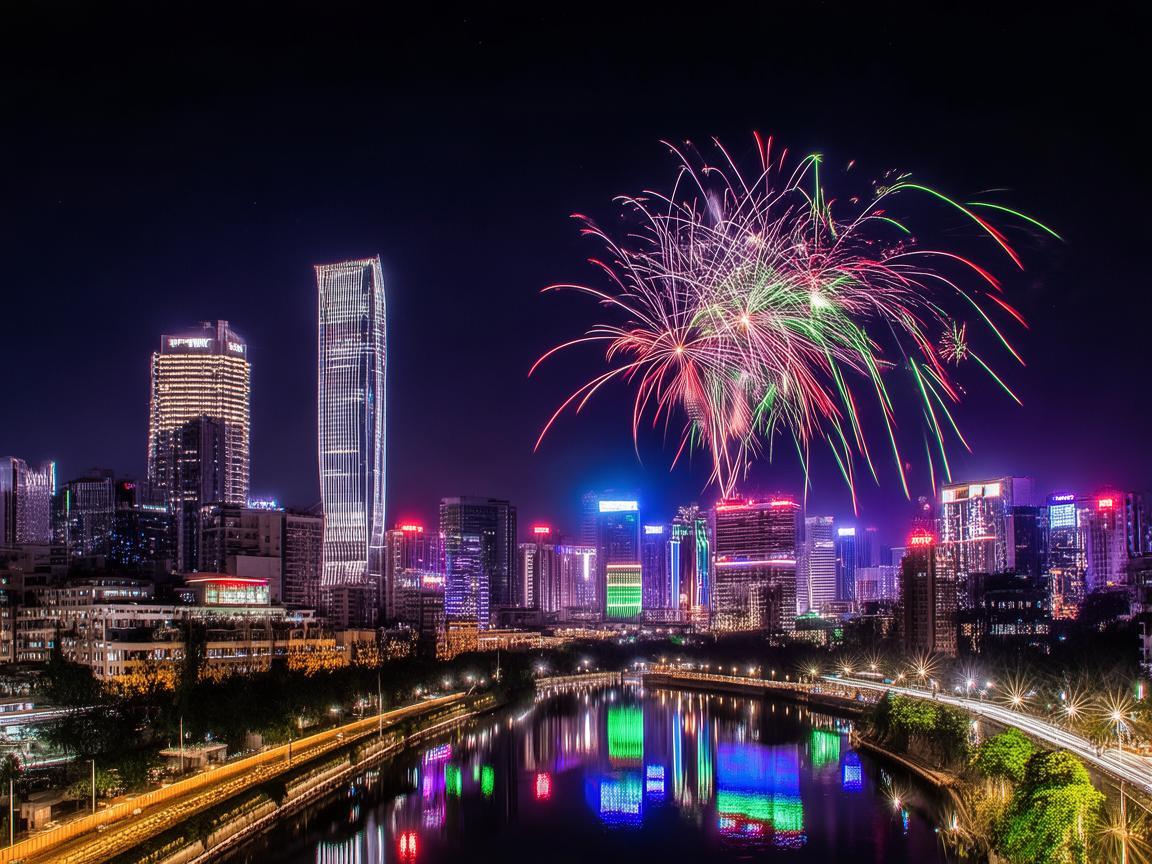 光影魔术师如何在内江打造城市夜空的璀璨篇章？