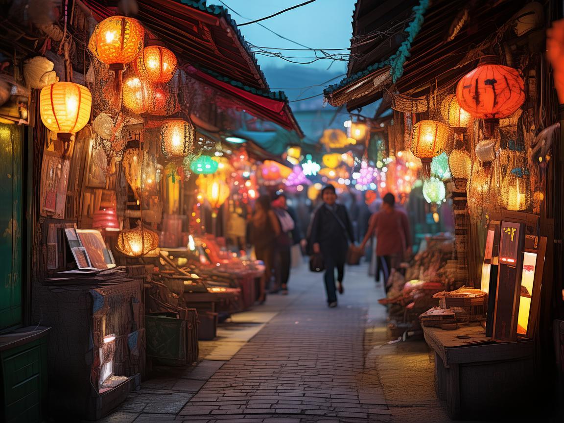 夜市灯光设计，如何营造独特而温馨的夜间氛围？
