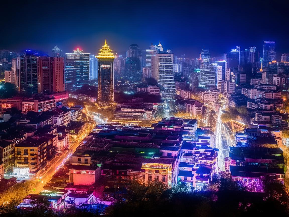 点亮枣庄，光影交织的城市魅力