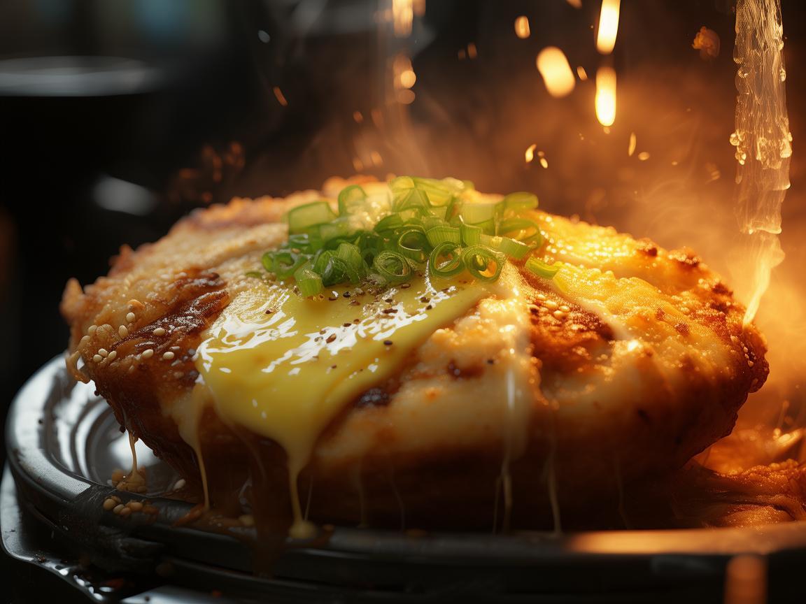 鸡蛋灌饼，夜市灯光下的美食秘密？