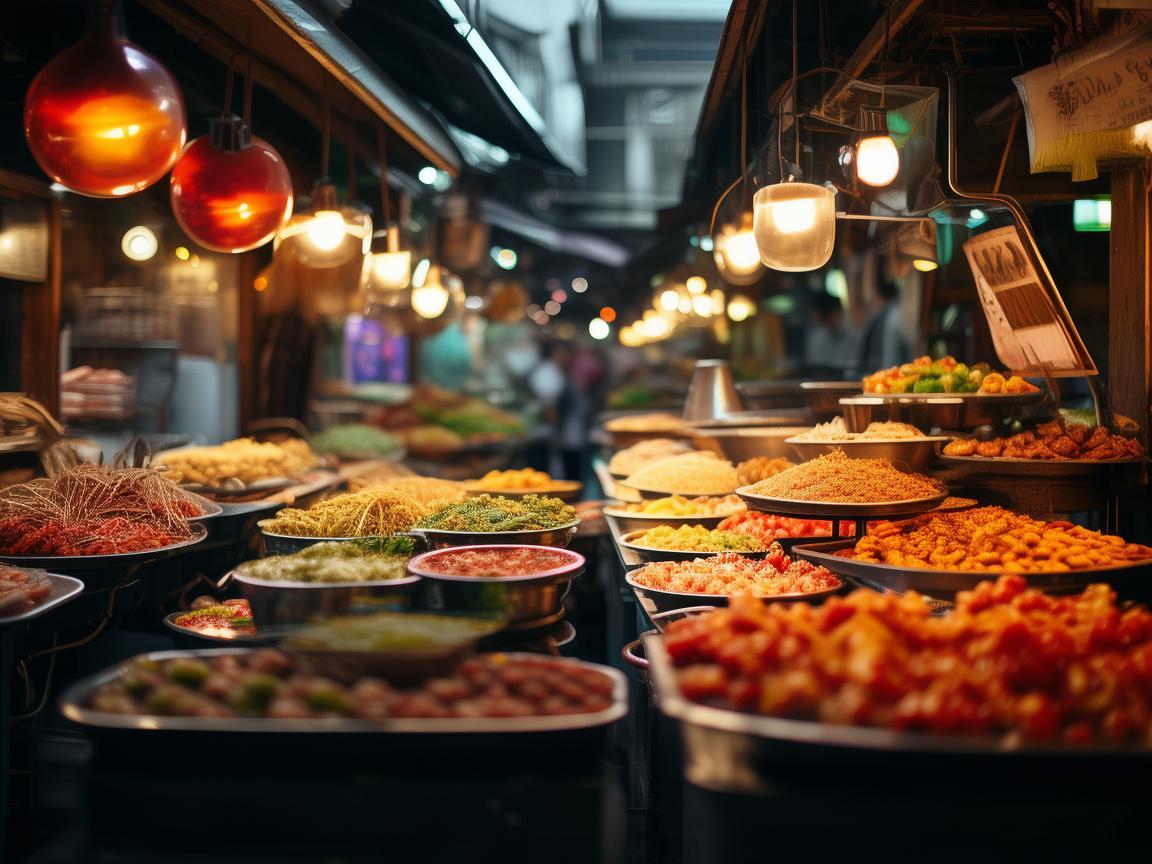 美食街灯光设计，如何营造诱人食欲的视觉盛宴？