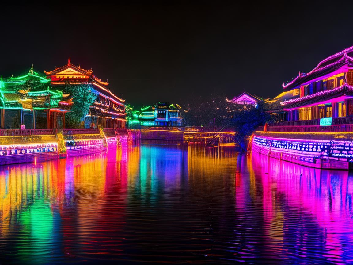 鹤壁灯光秀，如何利用城市特色打造独一无二的夜间景观？