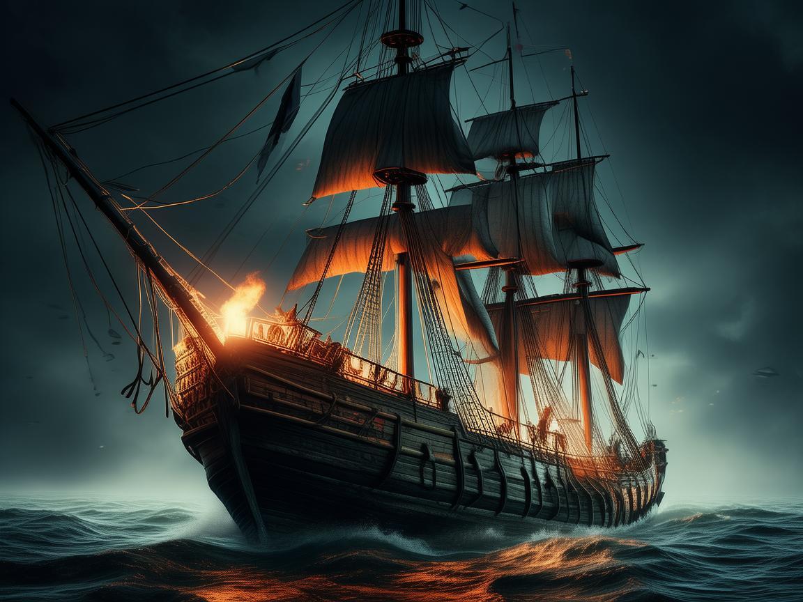 海盗船上的灯光设计，如何营造惊险刺激的航海氛围？