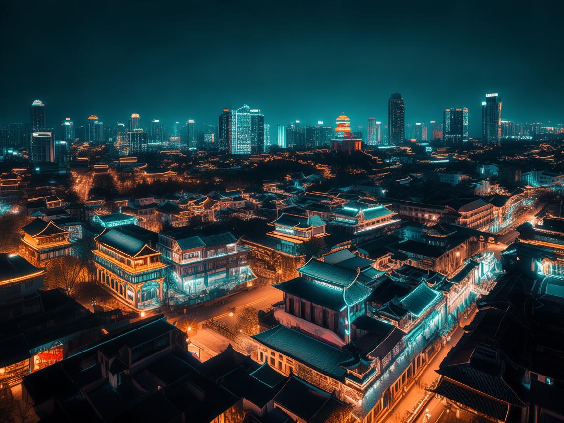 抚顺夜景的光影魔术，如何利用灯光设计提升城市文化氛围？