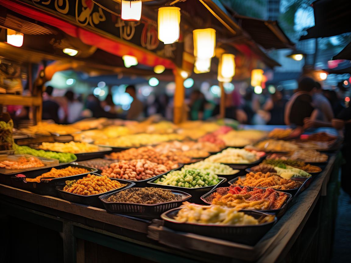 夜市灯光下的味觉诱惑，小吃摊照明设计如何激发食欲？