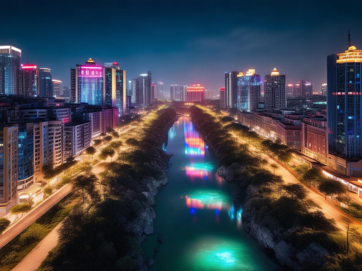 怀化城市夜景，如何通过灯光设计提升城市文化氛围？