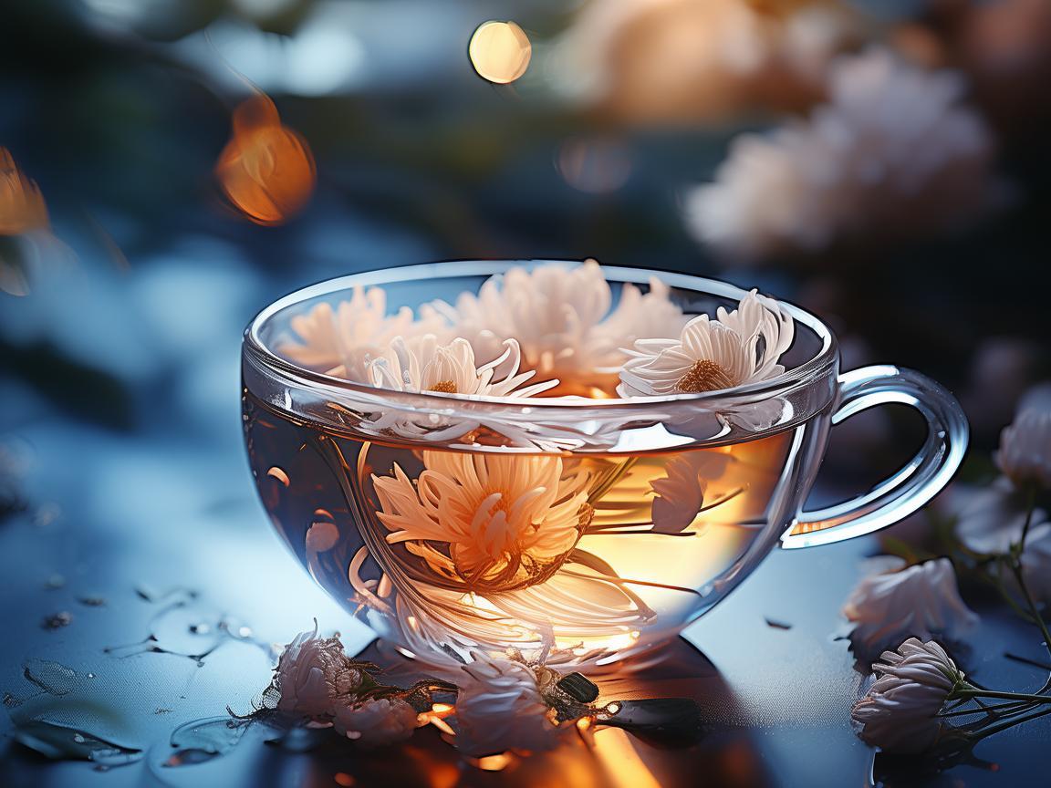 菊花茶，灯光设计中的灵感源泉与健康伴侣？