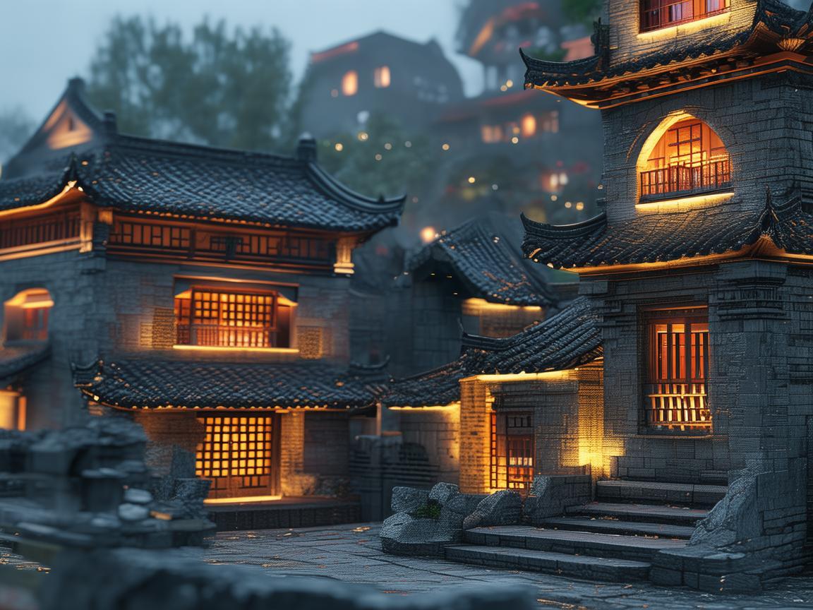 灯光设计中的光影魔术，开平碉楼的照明艺术探索