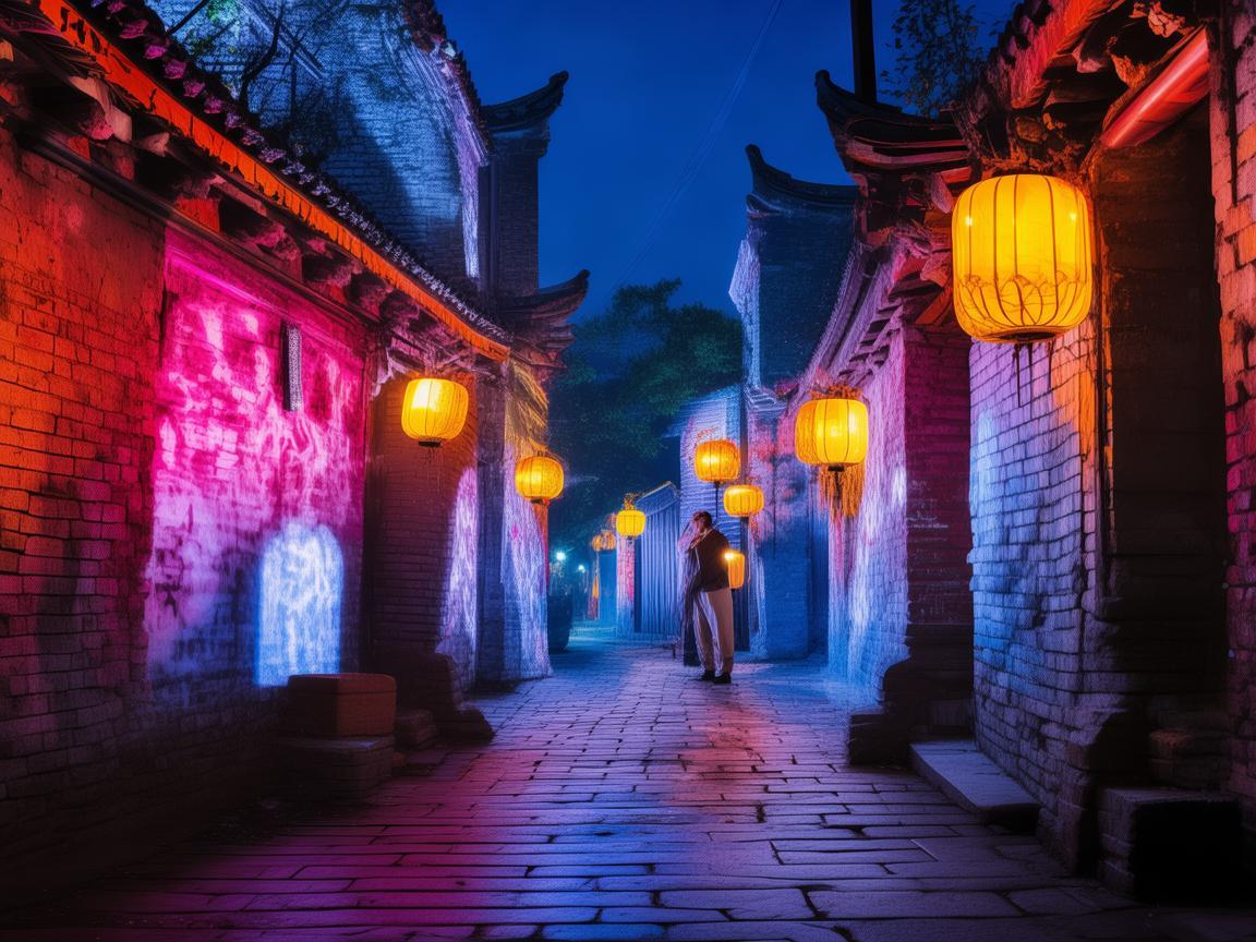 光影魔术师在余姚古城的夜色中如何施展‘光影’魔法？