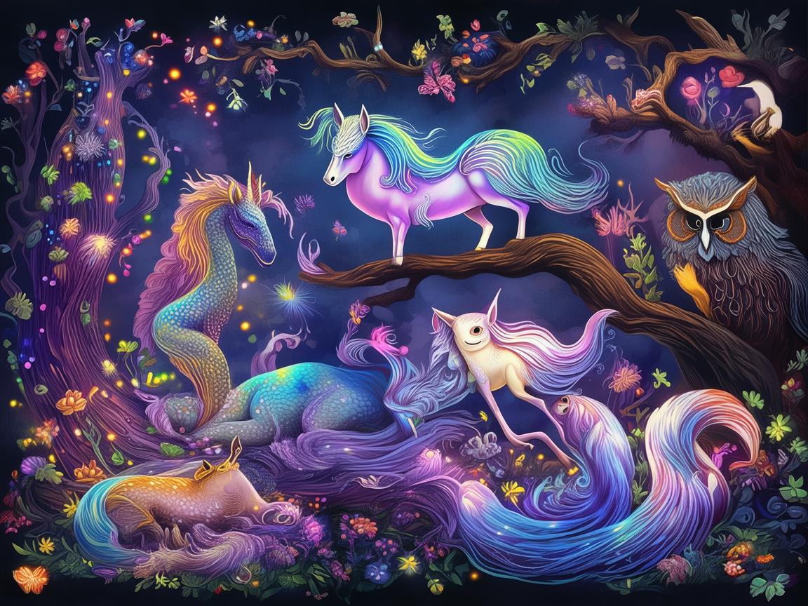 灯光下的动物学奇幻之旅
