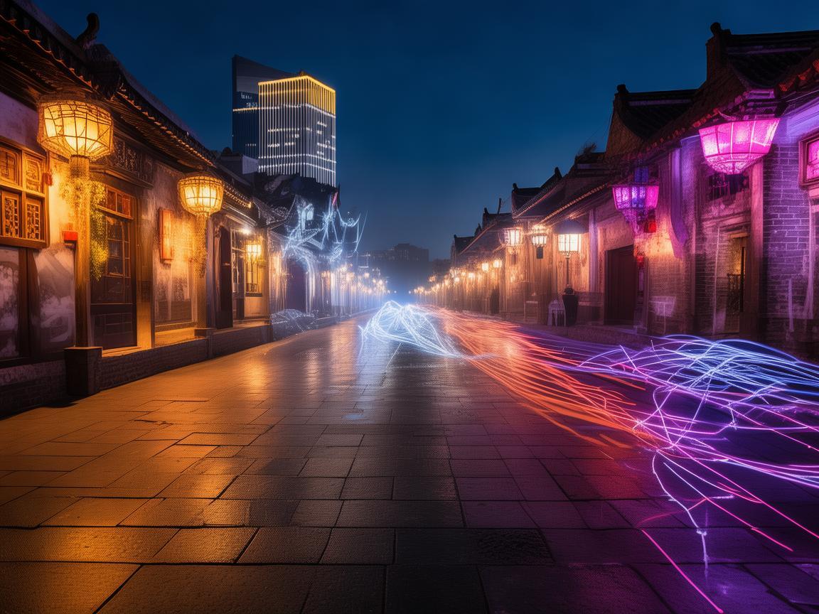 彭州灯光秀，如何通过光影叙事，讲述城市的历史与未来？