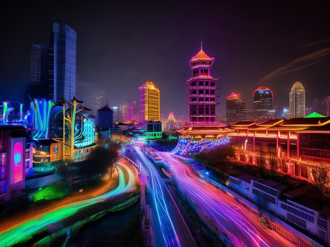成都灯光秀，如何通过光影叙事打造城市文化新地标？
