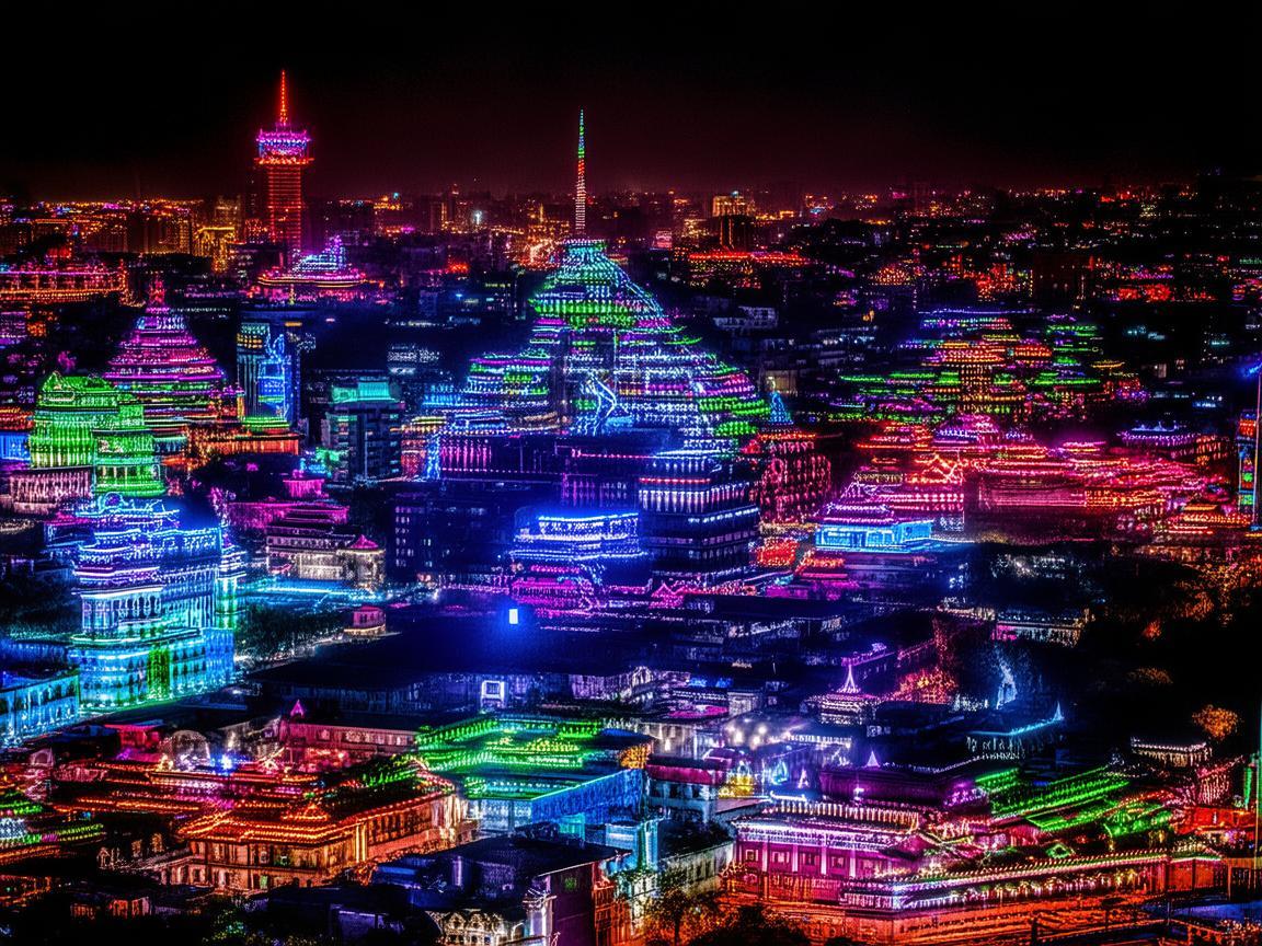 胶州灯光秀，如何通过色彩与光影打造城市文化氛围？