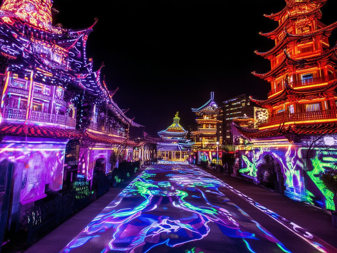 泰兴灯光秀，如何通过光影艺术展现城市文化特色？