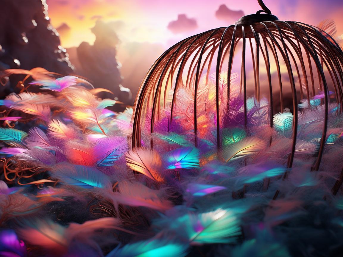 鸟笼中的光影奇幻之旅