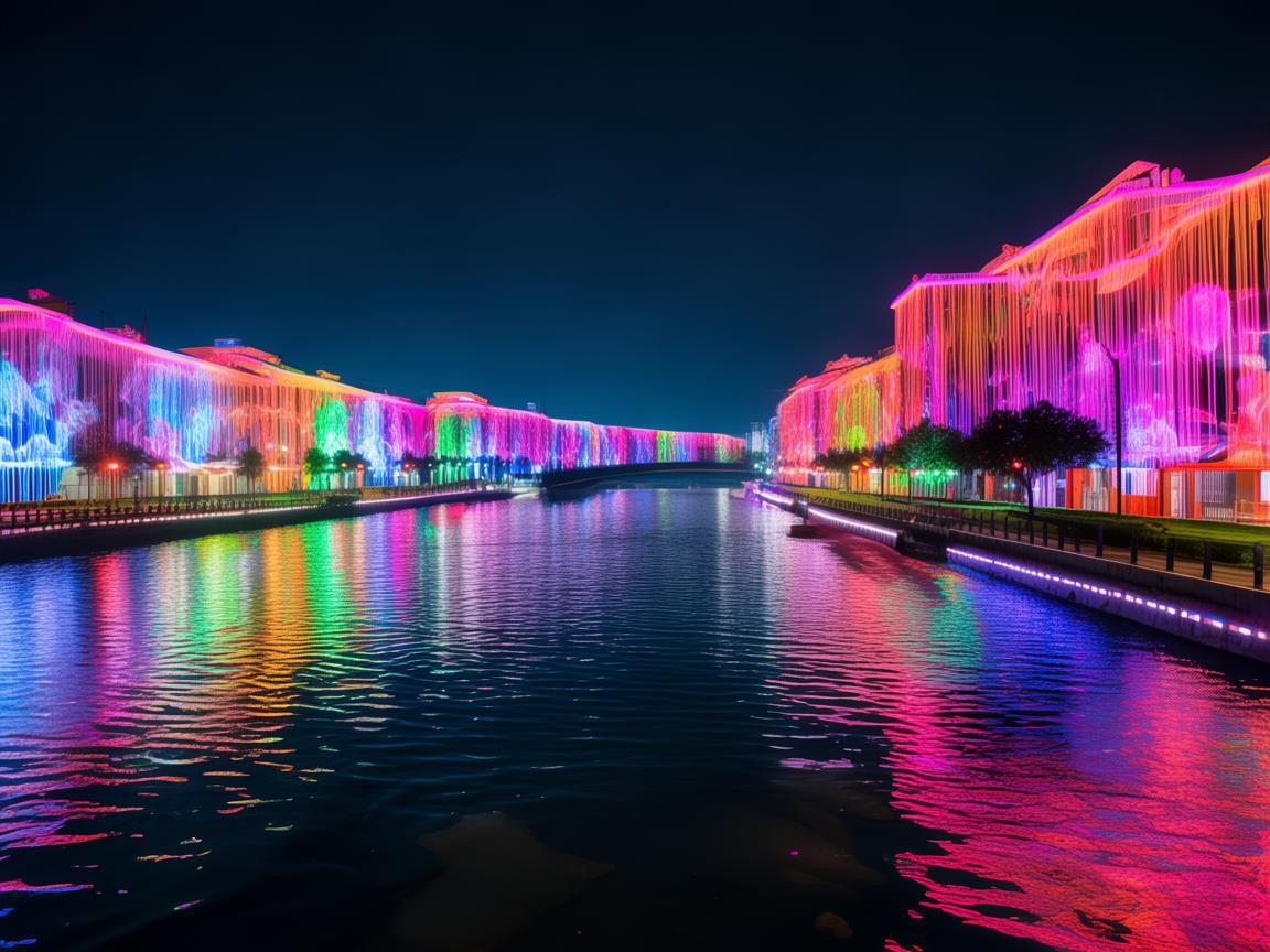 嘉兴灯光秀，如何通过光影艺术提升城市夜经济？