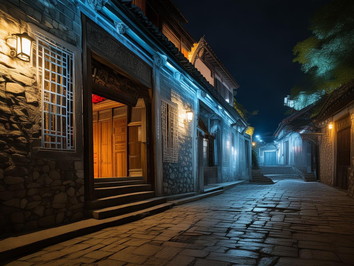 灯光设计中的光影魔术，南雄古城的夜间氛围营造之问