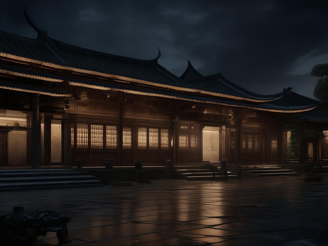 灯光设计中的光影魔术，安吉县古建筑照明方案探讨