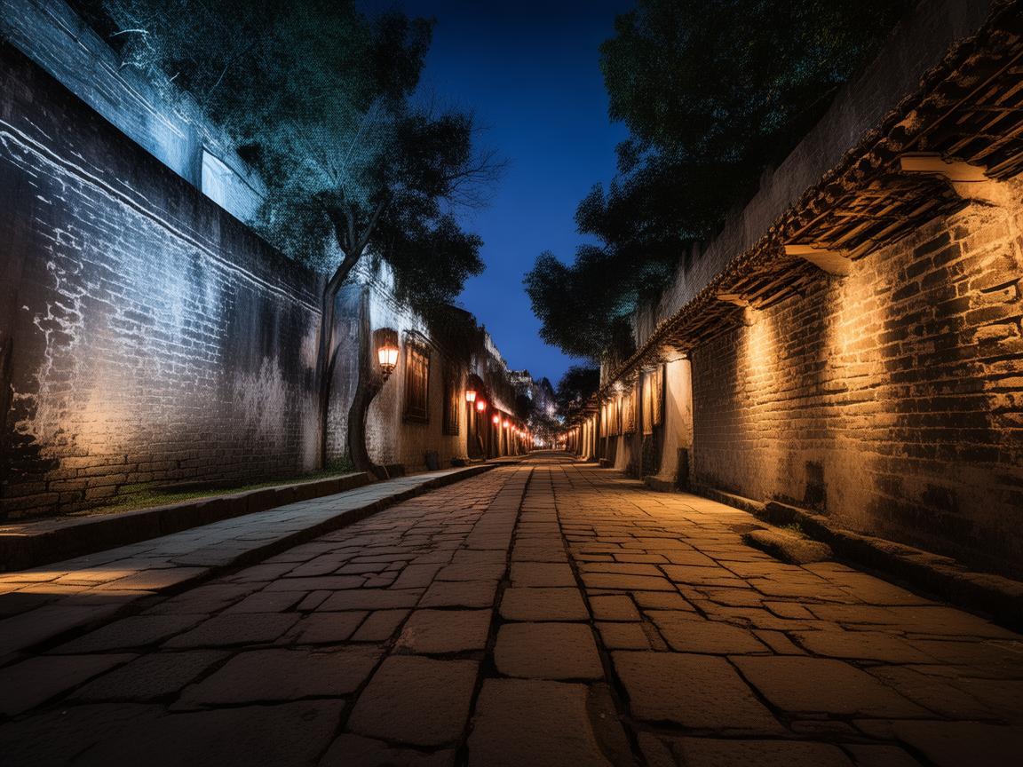 襄阳古城夜，光影如何绘就历史韵味？