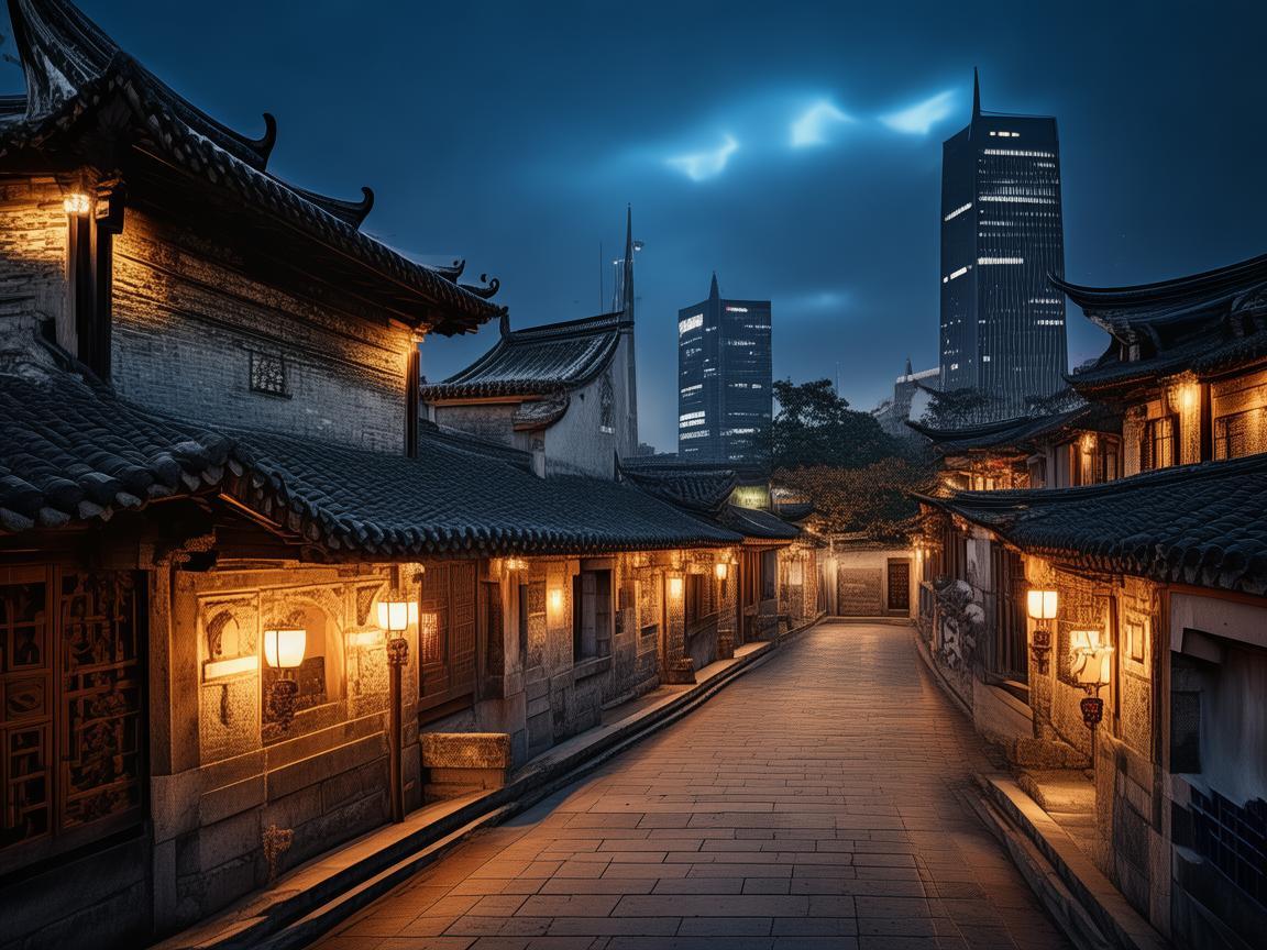亳州古城的灯光设计，如何通过光影讲述历史与现代的交响？