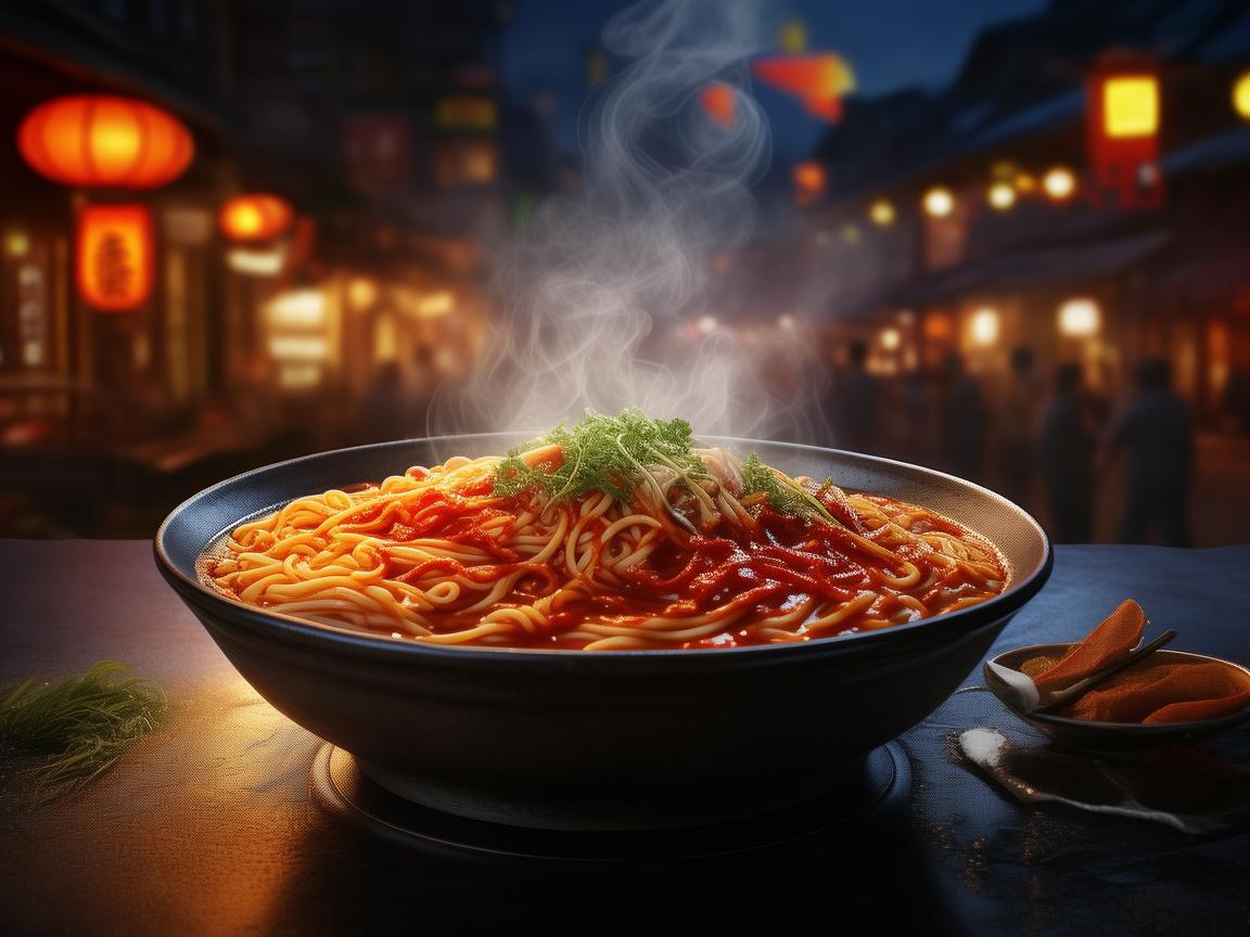 美食与光影的交响，北京炸酱面背后的灯光设计哲学
