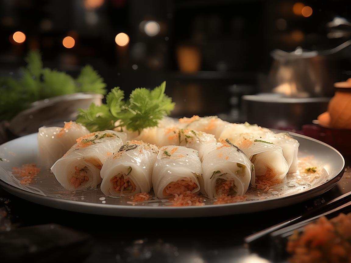 广东肠粉，照亮美食文化的灯光设计之问