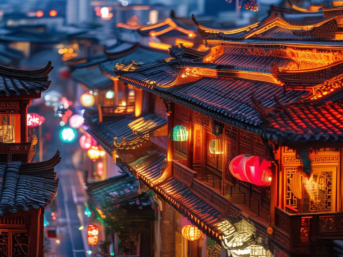 潮州之光，古韵今辉的灯光华章