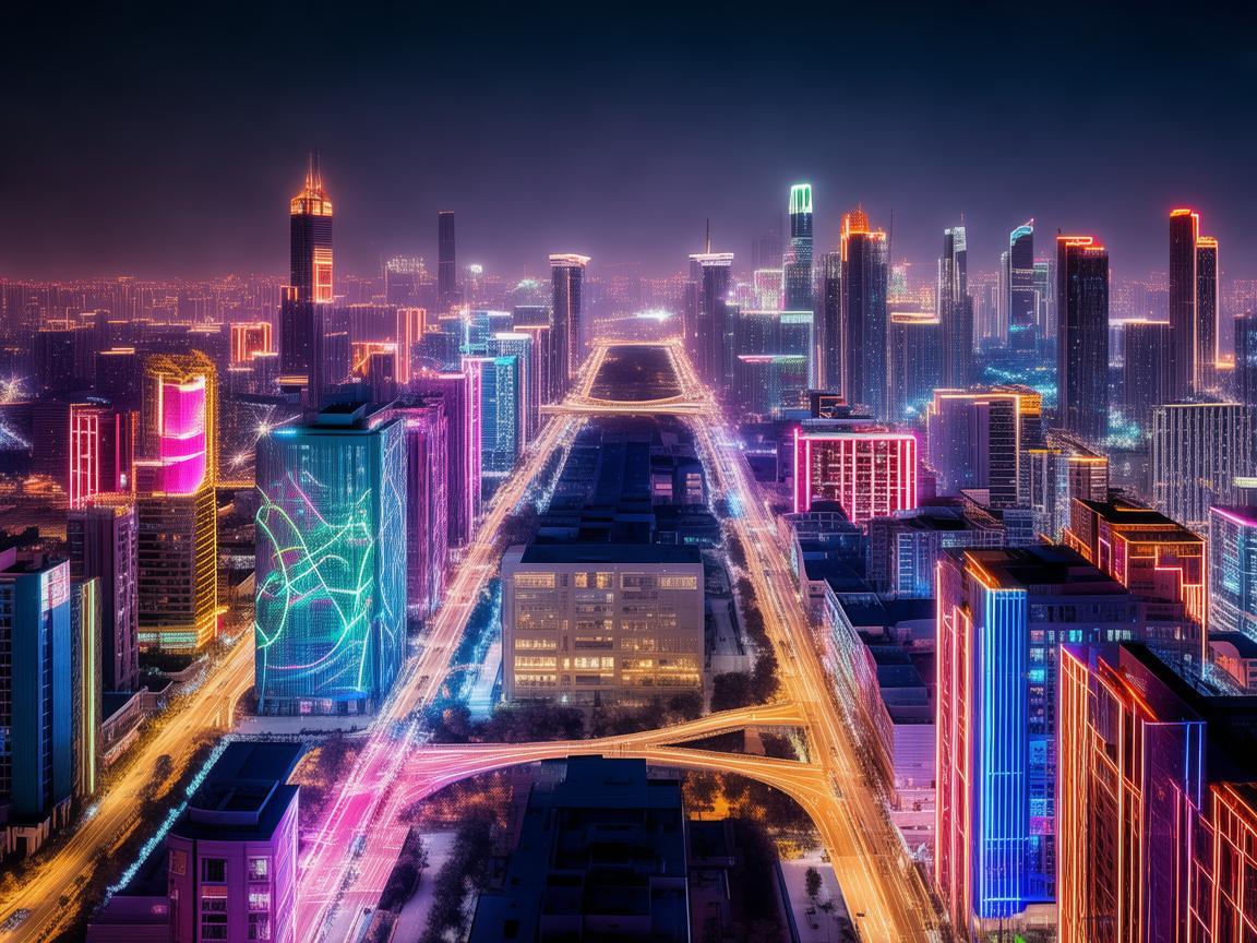 沈阳之光，灯光艺术点亮城市脉络