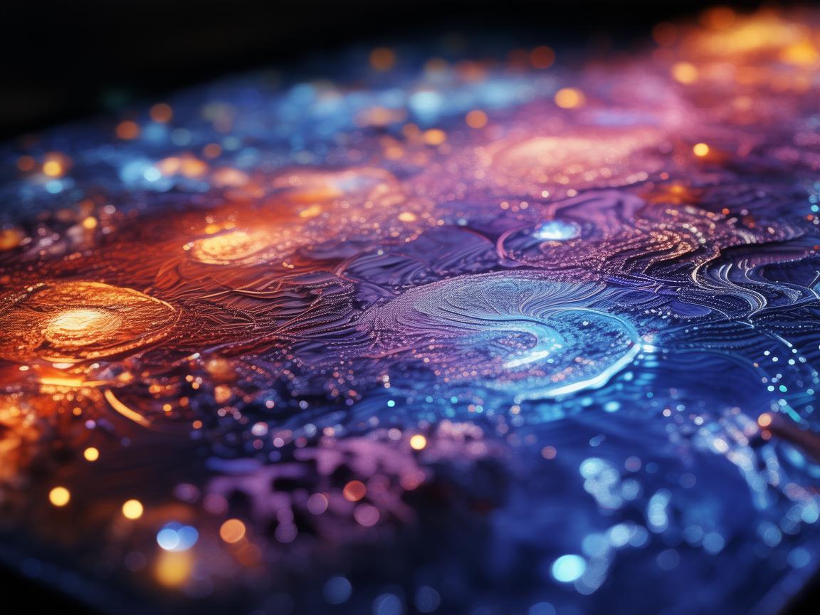 光影画笔，刷子勾勒的奇幻灯光画卷