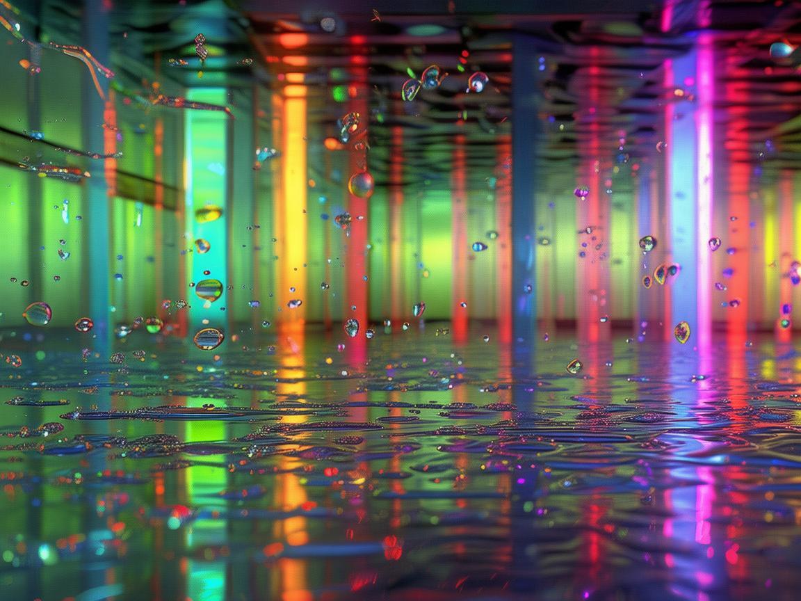 液体物理学与灯光设计的梦幻交织
