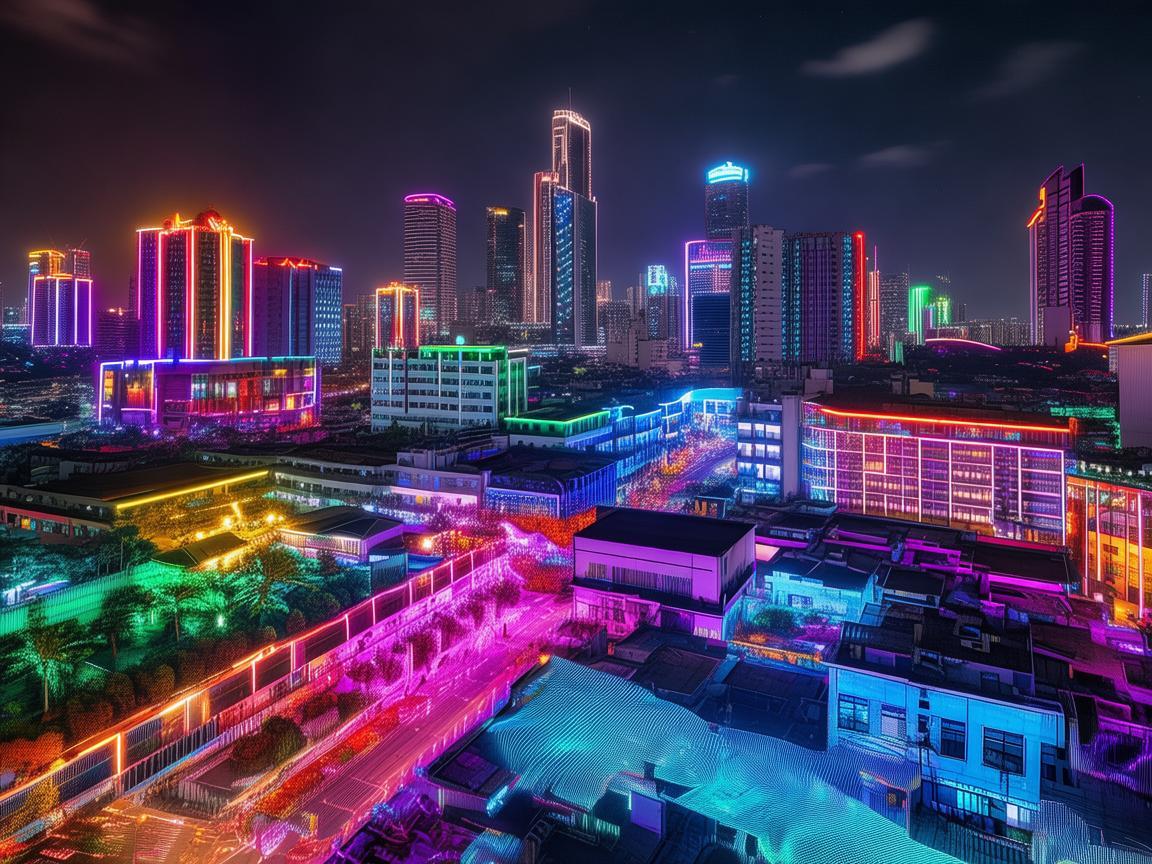 东莞灯光秀，如何平衡光影艺术与城市夜空？