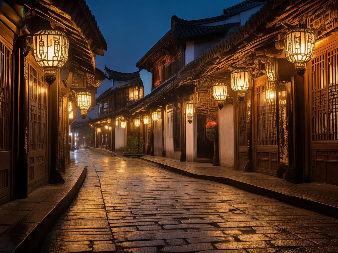 灯光设计中的光影魔术，常州古城的夜未央