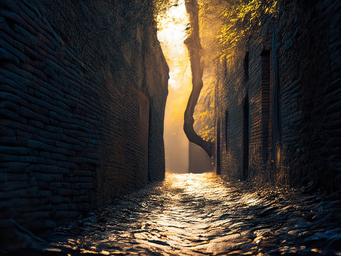 胡同深处的光影诗章 胡同深处的光影诗章