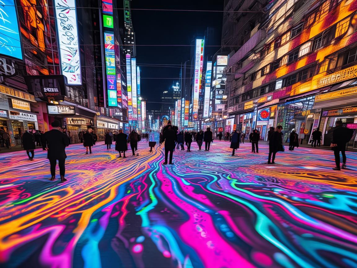 街头表演,光影交织的艺术舞台 街头表演,光影交织的艺术舞台