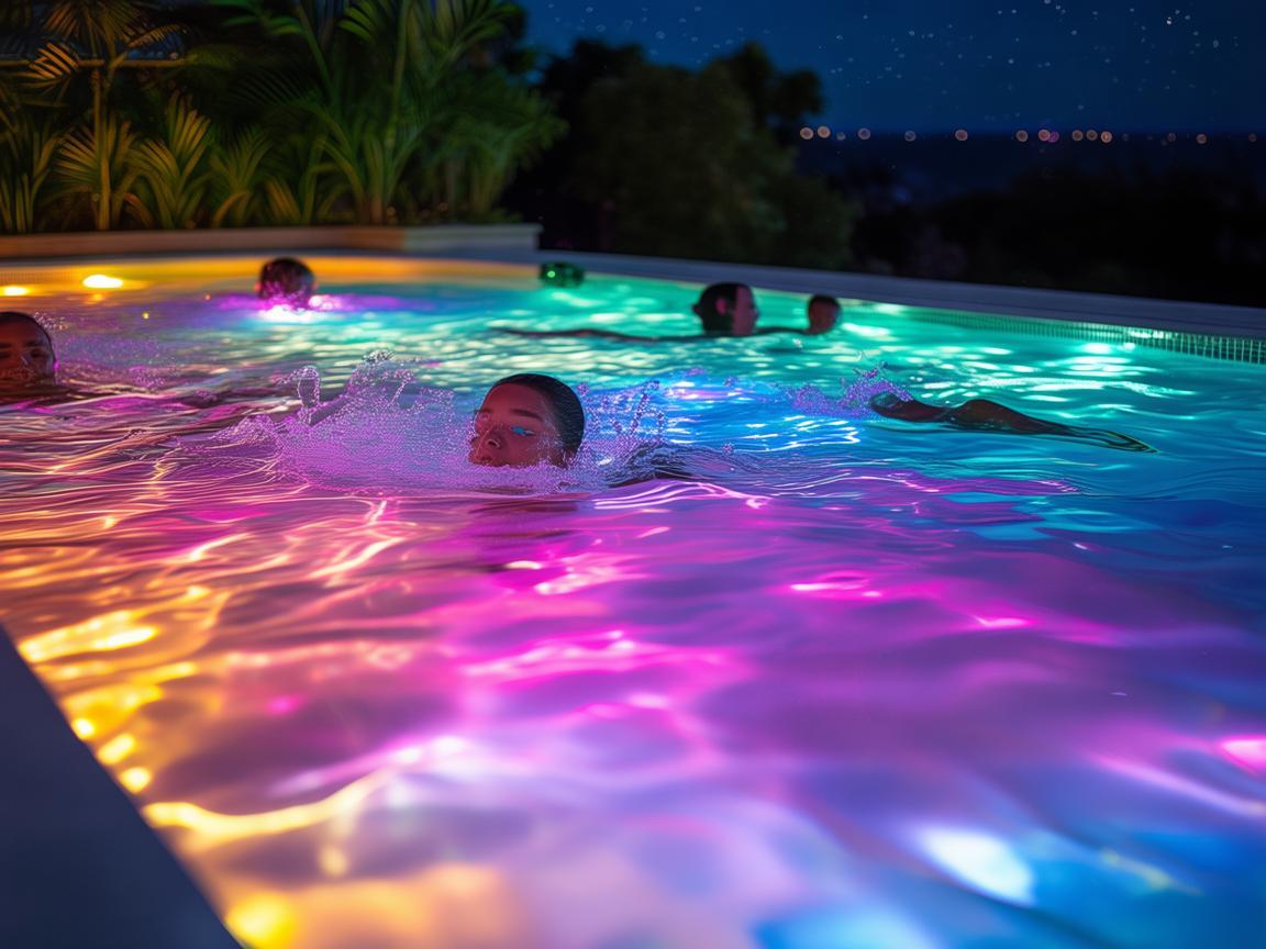 泳池灯光，点亮水中畅游之梦